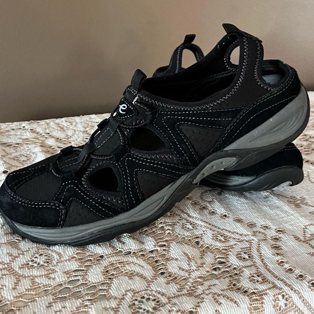 Easy Spirit Esearthen Men’s Black Slip-On Shoes Sandals Size 11 - Picture 2 of 9